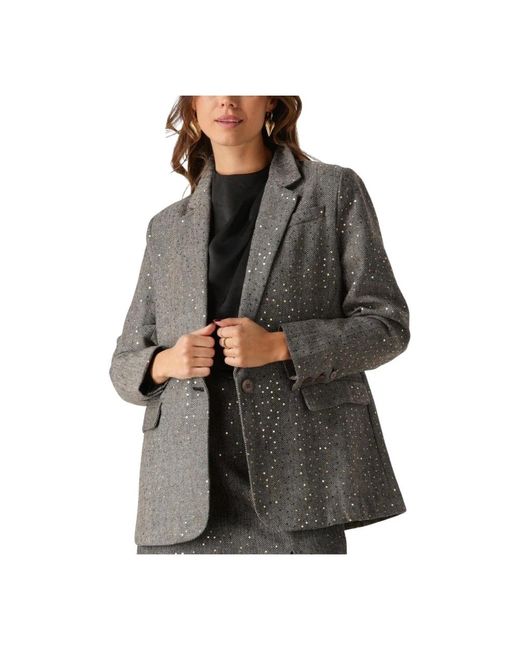 Ydence Blazers in het Gray