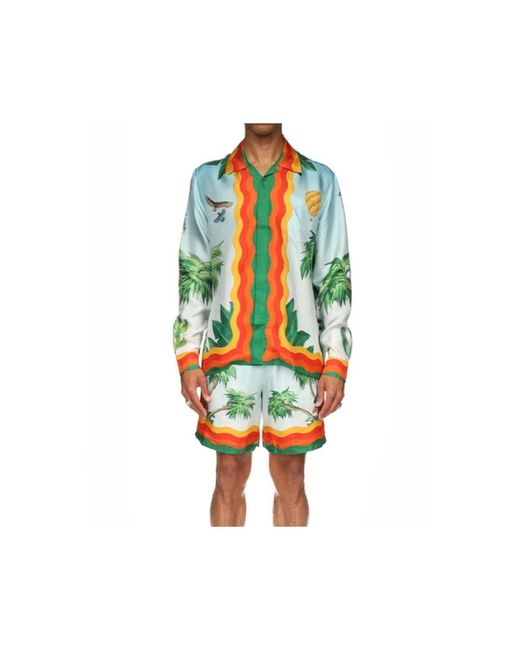Casablanca Green Casual Shirts for men