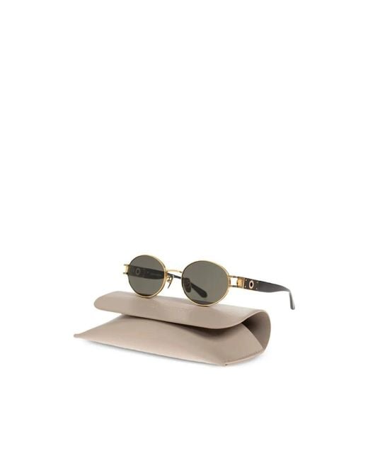 Linda Farrow Metallic Sunglasses