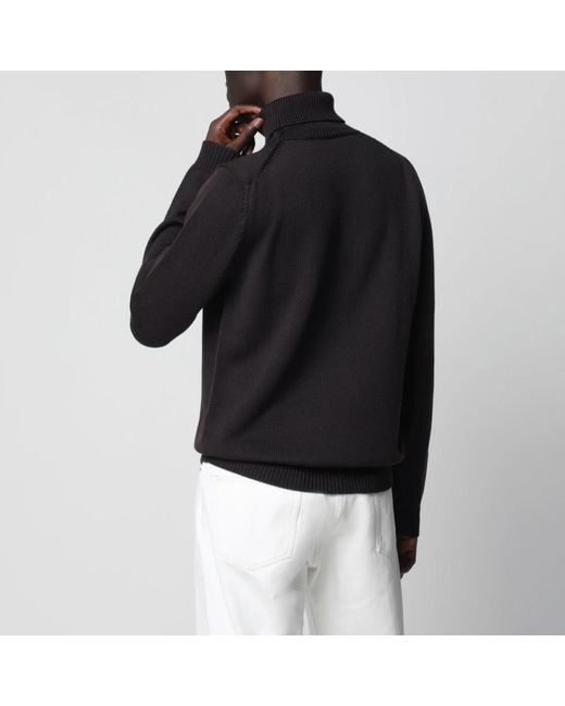Roberto Collina Black Turtlenecks for men