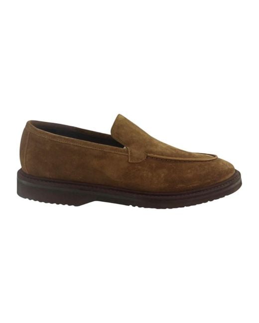 Ortigni Klassischer Lederslipper in Brown für Herren