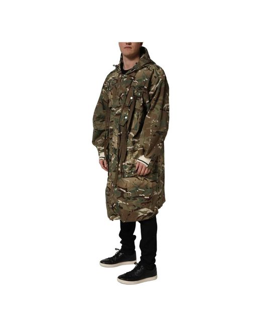 Dolce & Gabbana Green Parkas for men