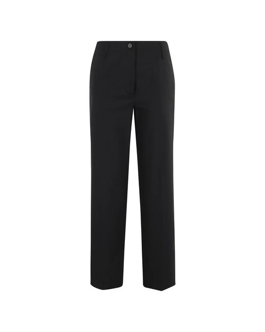 Semicouture Black Straight Trousers