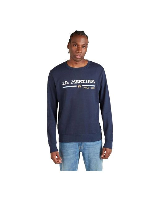 La Martina Sweatshirts in Blue für Herren