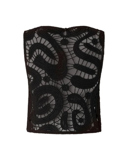 Sleeveless Tops Pinko de color Black