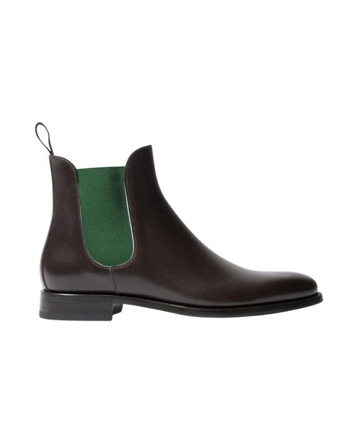 Scarosso Brown Giancarlo Chelsea Boots for men