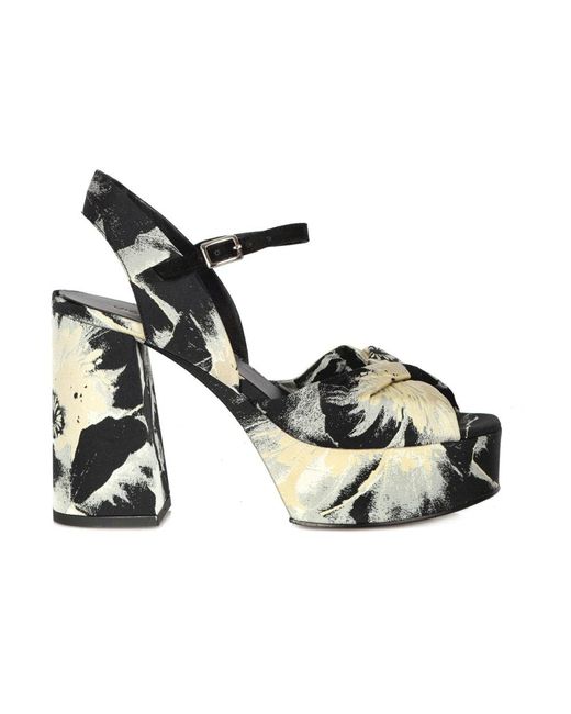 Vic Matié High Heel Sandals in het Metallic