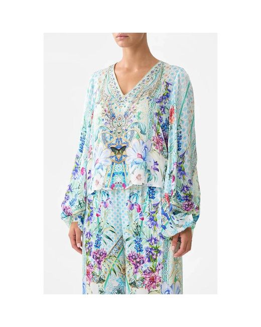 Camilla Blue Blouses