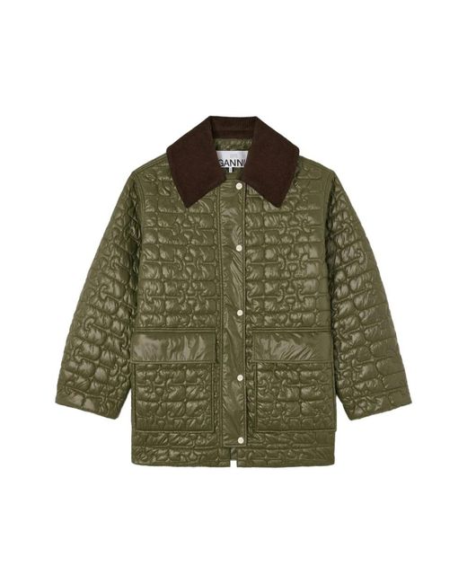 Ganni Green Light Jackets