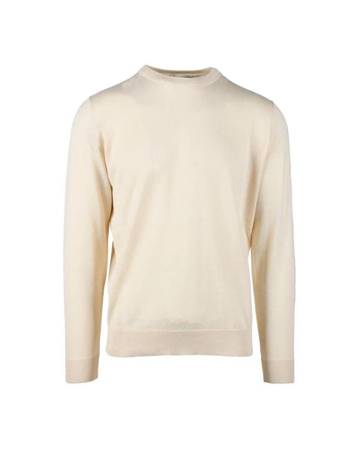 Round-Neck Knitwear FILIPPO DE LAURENTIIS de hombre de color Natural