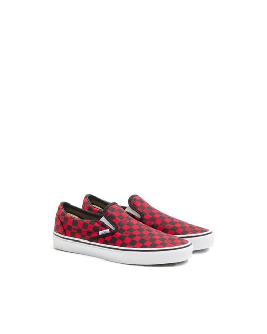Vans Red Loafers for men