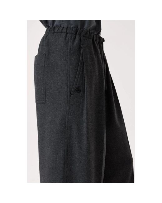 Closed Black Wide Trousers