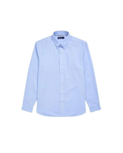 Fred Perry Blue Casual Shirts for men