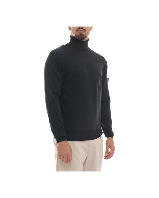 Peuterey Blue Turtlenecks for men