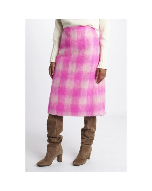 Sofie D'Hoore Pink Midi Skirts