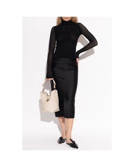 Lanvin Turtleneck Top in het Black