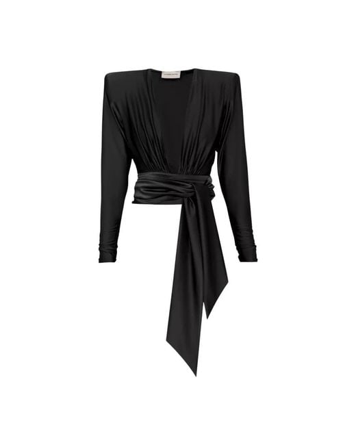 Alexandre Vauthier Black Blouses