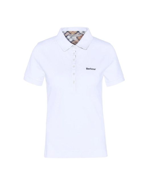 Barbour White Baumwoll Elasthan Tank Top