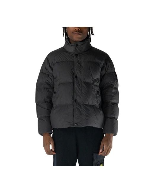 Stone Island Winter Jackets in het Black voor heren
