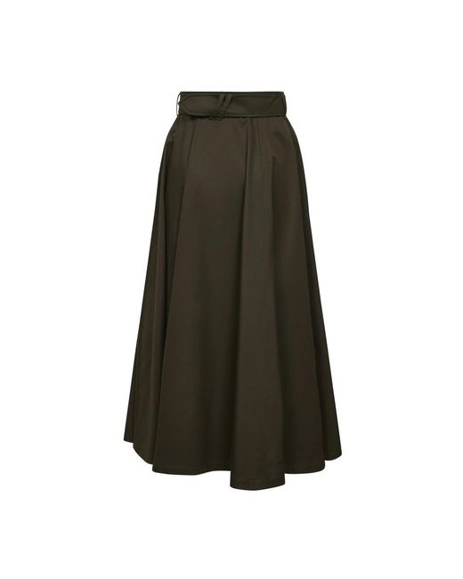 Burberry Green Midi Skirts