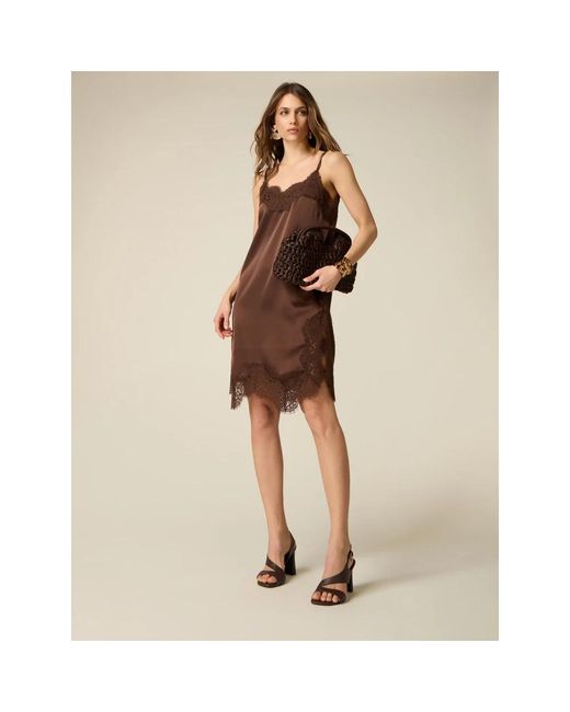 Oltre Short Jurken in het Brown
