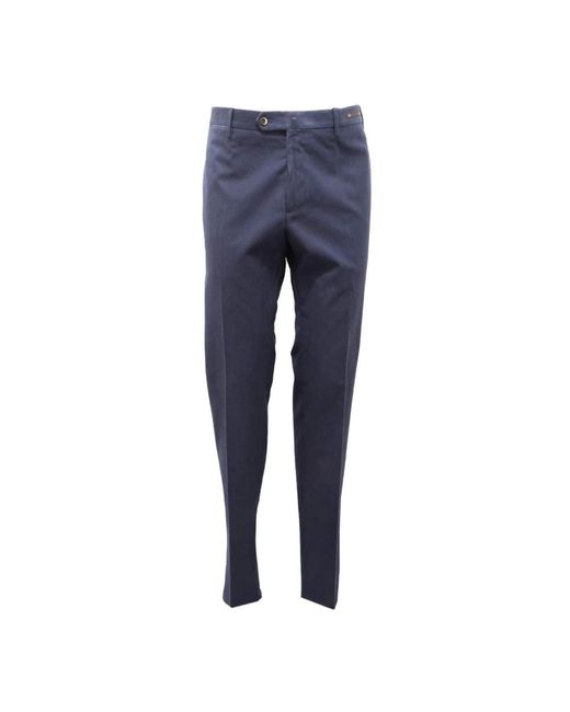 PT01 Blue Suit Trousers for men