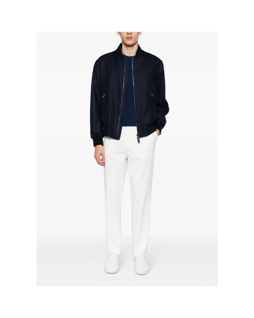 Bomber Jackets Brioni pour homme en coloris Blue