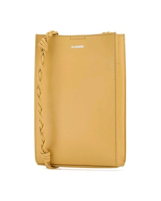 Jil Sander Yellow Cross Body Bags