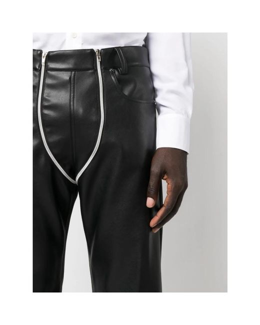 GmbH Leather trousers in Black für Herren