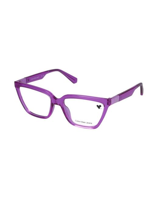 Calvin Klein Purple Glasses