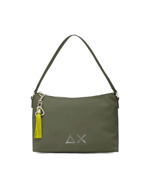 Sun 68 Green Shoulder Bags