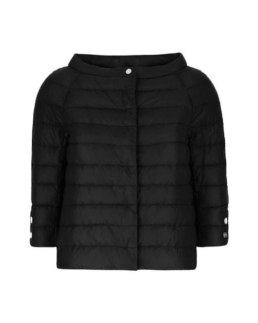 Herno Black Quilted Jacket