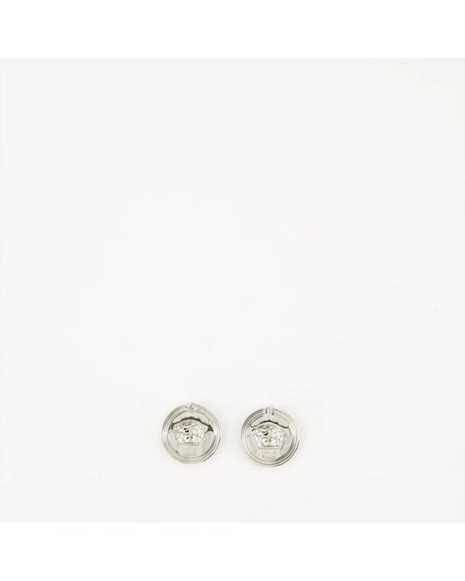 Earrings Versace de color Metallic