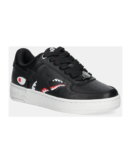 A Bathing Ape Black Shark Sta L