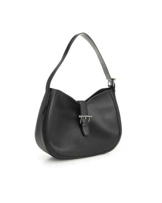 McQueen Black Shoulder Bags