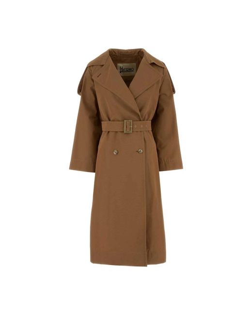 Herno Trenchcoat in het Brown