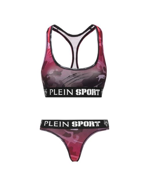Philipp Plein Fitness ,Roze ,Katoen Jogging Ondergoed Set in het Pink