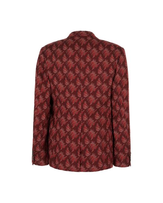 Dries Van Noten Red Blazers for men