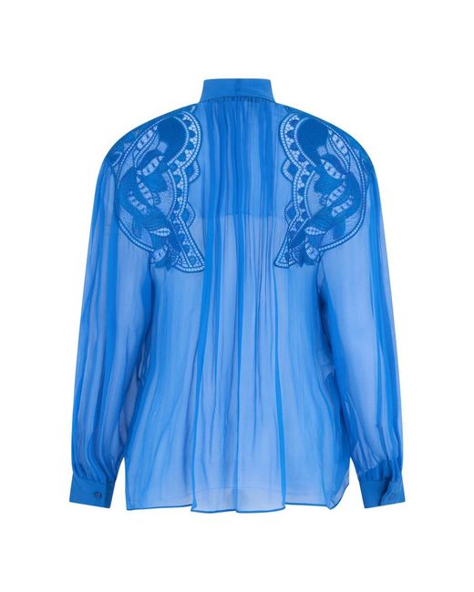 Alberta Ferretti Blue Shirts