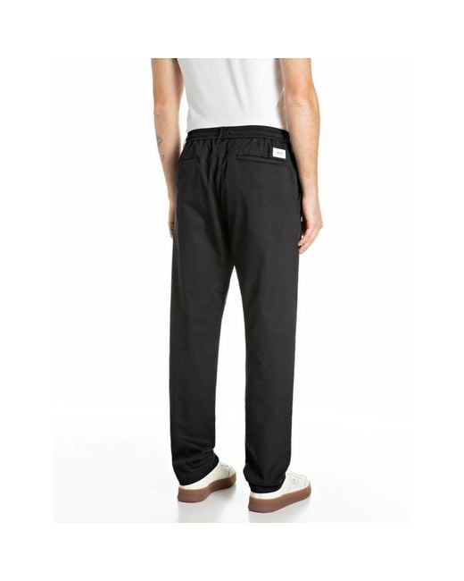 Replay Black Sweatpants for men