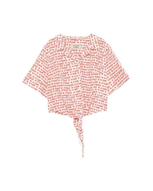 ALESSANDRO ENRIQUEZ Pink Blouses