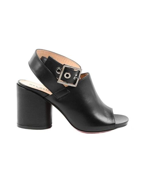 Dee Ocleppo Black High Heel Sandals