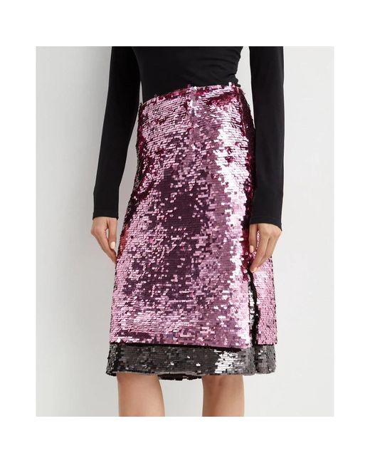 16Arlington Nyla Midi Rok in het Pink