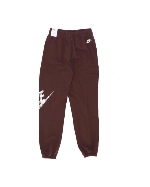 Training Trousers Nike de color Brown