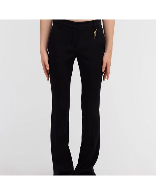 Roberto Cavalli Black Wide Trousers