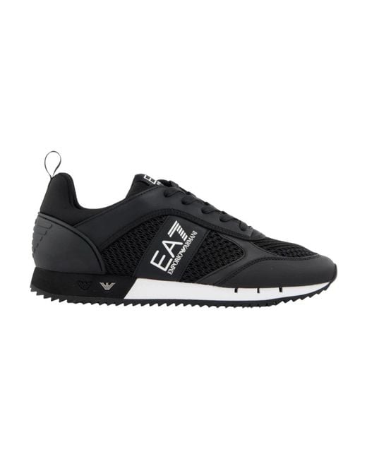 EA7 Black Sneakers for men