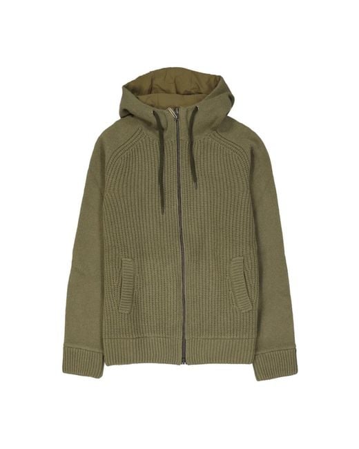 Herno Jassen ,Groen ,Wol Reversible Bomber Jacket in het Green voor heren