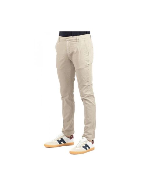 Slim-Fit Trousers Dondup de hombre de color Natural