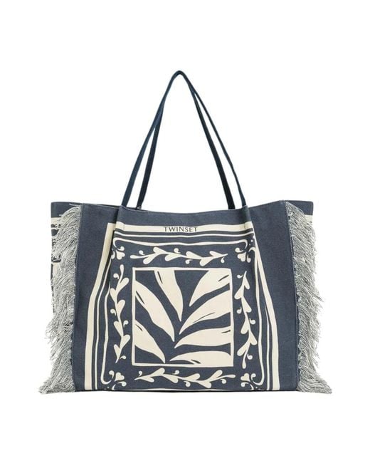 Tote Bags di Twinset in Blue