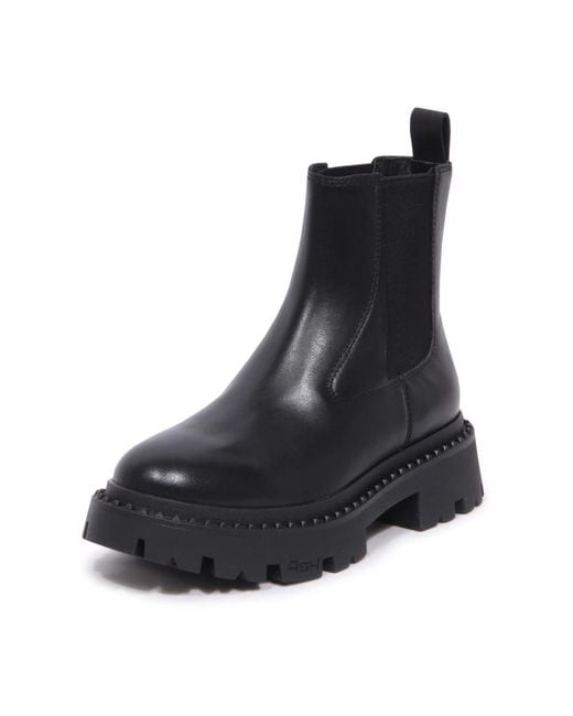 Ash Black Schwarze Genesis Stud Stiefeletten